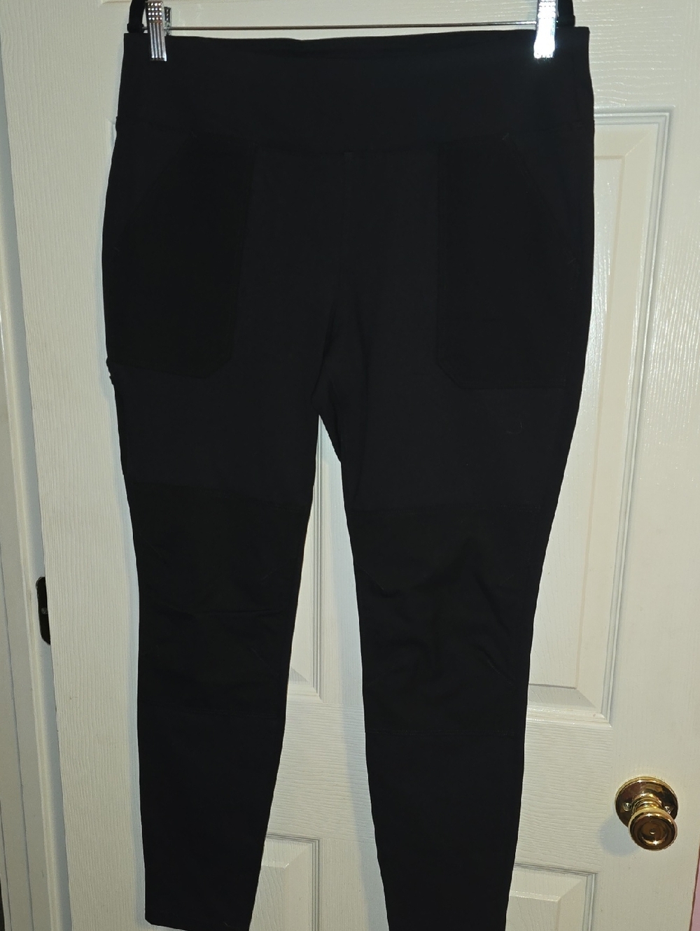 Carhartt Black High-Rise Ponte Leggings with Front Pockets